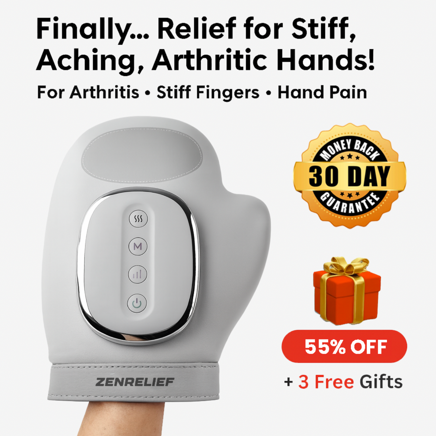 Hand Massager for Arthritis, Carpal Tunnel & Joint Pain